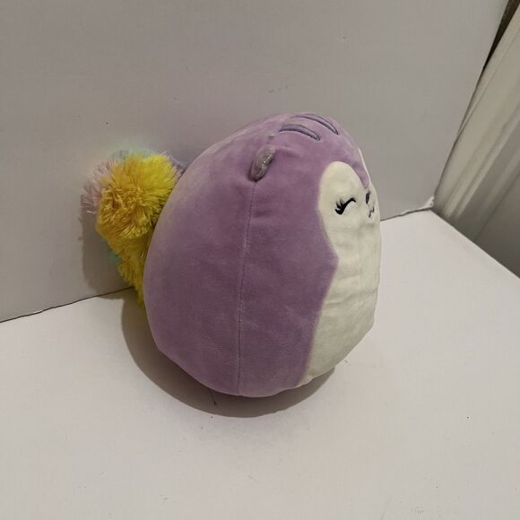 Squishmallows Sydnee the Squirrel Lilac Purple 7" Spring Colorful Tail Plush - Picture 2 of 8